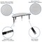 Flash Furniture 47.5" Circle Wave Grey Table Set-14" Stack Chairs XU-GRP-14CH-A48-HCIRC-GY-T-P-GG - alternate 9